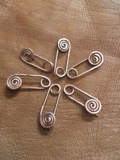 "Handcrafted copper pin. Pretty spiral pin includes a spring mechanism and a clasp. This pin is perfect for multiple tasks. It perfect for hangin tokens, as a small shawl or cardigan pin, etc. PO doesn't have direct historical sources, but will be perfect for us at SCA and LARP events. Price is for ONE pin. Each pin is approximately 1 - 1 1/4\" ( 2.5 - 3 cm) long. Don't hesitate to message me if you need similar pins made in different size or from different material ( brass or sterling silver, f Safety Pins Fashion, Weaving Shuttle, Cardigan Clips, Spring Mechanism, Shawl Pin, Celtic Style, Shawl Pins, Hammered Metal, Dress Pin