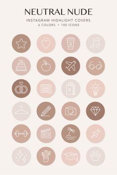 the neutral nude color palette is perfect for any type of graphic design, and it's easy to use