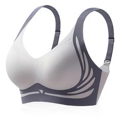 PRICES MAY VARY. ✔Made of durable compression fabric, back support bra prevents breast sagging, embraces your body well and deepens your cleavages while remaining super lightweight and breathable. ✔Wireless design and exclusive Natural shaping effect from womens wireless bra provide instant breast sculpting & contouring! 5D seamed cups & wide side wings directly compress the breast without leaving traces. ✔Back smoothing bra for women with a low back and extra-wide sides, It will give shape and Bras For Older Women, Supportive Bras, Bra For Women, Comfy Bra, Hair Brush Straightener, Support Bra, Full Coverage Bra, Natural Curves, Wireless Bra