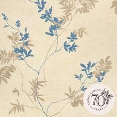 A striking print, the Mari wallpaper was inspired by a contemporary painted artwork added to the Laura Ashley archive in 2006. Featuring a large-scale leaf motive, this naturalistic design depicts bamboo leaves upon delicate branches in a trailing pattern. The lively gold color palette will add a subtle yet sleek effect to your walls. Laura Ashley Decorators Emporium, 70th Anniversary 11-in Gold Non-woven Textured Floral 56-sq ft Unpasted Paste The Wall Wallpaper Sample | 11984194 Mari Wallpaper, Gold Removable Wallpaper, Naturalistic Design, Tapete Gold, Style Anglais, Jungle Wall, Gold Color Palettes, Drops Patterns, Painted Artwork