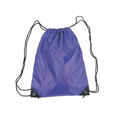 Tote your belongings in these convenient backpacks! They're perfect for holding lunches, small groceries, gym clothes and more. They're fun and useful giveaways and rewards, and they're great for keeping on hand in your car to make carting around your belongings easy for yourself. Nylon. 14 1/2" x 18" Practical Reusable School Bag, Sporty Purple Bag For Back To School, Purple Party Favors, Dora Party, Large Drawstring Bag, Gym Backpack, Purple Party, Purple Decor, Purple Backpack