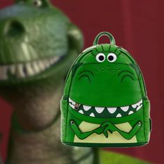 Loungefly Toy Story Rex Cosplay Mini Backpack Brand New - With Tags Adjustable Straps Zip Around Closure Dimensions 10.5h X 9w X 4.5d Disney Princess Books, Harry Potter Backpack, Mermaid Backpack, Enchanted Tiki Room, Disney Pixar Up, Green Backpacks, Purple Backpack, Loungefly Bag, Loungefly Disney