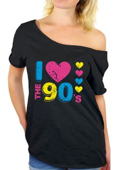 PRICES MAY VARY. 100% Cotton Made in the USA and Imported Pull On closure Machine Wash 90S CLOTHES FOR WOMEN - Whether you're an 90's kid who made in the 90's or just discover the magic of 90's later , this super-sweet I Love The 90's Off The Shoulder Tops for Women T shirts is sure to delight you! The perfect women off the shoulder I Love The 90's T-shirt is here for you. Wear it on one shoulder or center it to make it fashionable. Either way, it will flatter your body and your curves with its Freestyle Outfit, Disco Outfit For Women, 80s Fancy Dress Women, 80s Tops, 90s Party Outfit, 80s Fancy Dress, Halloween Costumes For Teens Girls, Off Shoulder T Shirt, Party Outfits For Women