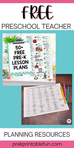 the free printable lesson for preschool and homeschool teachers to teach their students