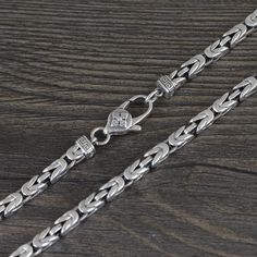 Sterling Silver Byzantine Chain 5mm, Length 55cm-65cm, Byzantine Chain Necklace, King Chain, Necklace For Men Material: 925 sterling silver Width: 5mm Length/Weight: 55cm/52.7g                             60cm/56.2g                            65cm/61.1g * We guarantee 100% genuine 925 Sterling Silver, If not we will refund your money. Care Instruction : 1. Avoid contact with all liquids and chemicals, such as perfume, sea water, mayonnaise, ammonia, chlorinated pool water, hair spray and sweat. Water Hair, Byzantine Chain, Chain Necklace For Men, Cat Bracelet, Silver Chain For Men, Viking Necklace, Vintage Tank, Silver Chain Style, Round Necklace