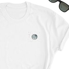 We have express delivery for our shirts! 📦⚡.  From cart to door in just 2-3 days, only for 3.5 USD extra.  You can find the express delivery option in the cart. Moon Shirt, Cute Moon Tee Shirt, Moon Tee Top, Cute Moon T-Shirt,  Moon Gift Shirt, Cute Moon Design Friends UNISEX Shirt Gift Friends will love it! This t-shirt It's comfortable and flattering for both men and women.  - Shoulder-to-shoulder taping - Side-seamed - 100% cotton (heather colors contain polyester) - Fabric weight: 5 oz  Time for Delivery: - Processing & production time is 1-6 business days (1-3 days usually). - U.S. Shipping time: 3-5 business days.  - International shipping time: 4-20 days. Moon Shirt, Moon Gifts, Moon Design, Top Tee, Unisex Shirt, Polyester Fabric, Moon, Tee Shirts, Tops & Tees