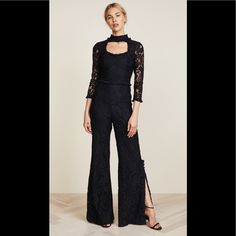 Brand New With Tags, Never Worn. Coveted Alexis Jumpsuit. Navy, Beautiful Lace, With Slits. Purchased From Intermix. Elegant Fitted Jumpsuits And Rompers For Dinner, Elegant Fitted Pantsuit For Cocktail, Elegant Fitted Pantsuit For Cocktail Occasions, Elegant Fitted Cocktail Pantsuit, Chic Fitted Jumpsuits And Rompers For Dinner, Chic Fitted Pantsuit For Cocktail, Chic Fitted Pantsuit For Cocktail Occasions, Chic Fitted Pantsuit For Cocktail Events, Chic Fitted Cocktail Pantsuit