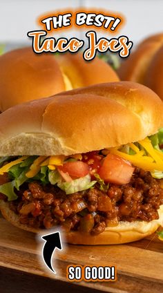 Spice up dinner with Taco Sloppy Joes! This fun, flavorful twist combines classic sloppy joes with bold taco seasoning, making it a crowd-pleaser for any night. Quick, easy, and oh-so-satisfying! Taco Sloppy Joes, Mexican Sloppy Joes, Taco Joes, Joe Sandwich, Poor Mans Stew, Beef Taco Seasoning, Sloppy Joes Sandwich, Taco Burger, Ground Beef Taco