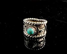 Handmade Custom Order Class Rings YOU Create it- I MAKE it. I will work with you to create a one-of-a-kind custom class ring with a timeless look. Price listed includes;  1 stone, Turquoise or equal value 1 overlay on each side Sterling silver with rope border I am happy to work with other stones, different metals, etc. the price will adjust according to value and labor. Western Rings For Men, Western Class Rings, Custom Class Rings, Senior Rings, Western Rings, Rope Border, Class Rings, Engraved Pocket Knives, Christmas List