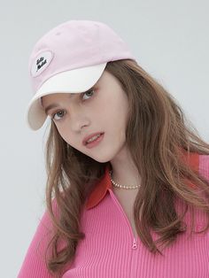 Editor's NotesThis simple baseball cap is perfect to wear on a casual day- Hello Mudidi embroidery on the front- Size adjustable with a strap - Rounded brim- Pink and white color block Measurements(in.)Size: one sizeCircumference: 22.8in- 23.2inDepth: 6.3inBrim length: 2.75inComposition & Care- Dry clean only- Do not tumble dry- Do not bleachDesigner- by Mudidi Everyday White Six-panel Baseball Cap, Casual Pink Hats With Logo Patch, Trendy White Snapback Hat With Curved Visor, Trendy White Hats With Curved Visor, Trendy White Hat With Curved Visor, Trendy White Baseball Cap With Embroidered Logo, White Snapback Hat For Everyday Spring Use, White Baseball Cap With Logo Patch And Curved Visor, Trendy Baseball Cap With Logo Patch