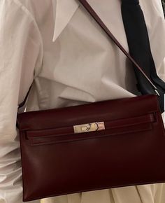 가을 패션, Red Aesthetic, Cute Bags, Hermes Bag, Cherry Red