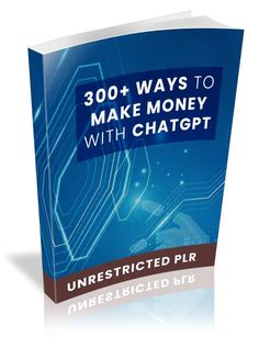 the book cover for 30 ways to make money with chatgtt, which includes an image