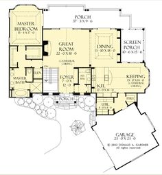 this is the floor plan for these house plans