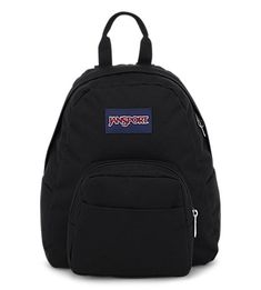 Small and light, the JanSport Half Pint is the perfect throw-on-and-go backpack. Features include a front utility pocket and key clip. Mini Jansport Backpack, Black Jansport Backpacks, Black Jansport, Backpack Jansport, White Backpack, Festival Gear, Half Pint, Key Clip, Backpack Travel Bag