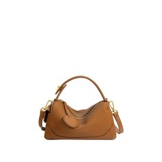 Women Fashion Casual Minimalist Leather Shoulder Bag – Babakud Trendy Leather Bag With Zipper Closure, Leather Handheld Baguette Bag For Travel, Handheld Leather Baguette Bag For Travel, Soft Leather Handheld Satchel, Versatile Soft Leather Handheld Satchel, Versatile Handheld Satchel In Soft Leather, Versatile Handheld Soft Leather Satchel, Brown Top Handle Baguette Bag For Everyday, Leather Handheld Baguette Bag For Everyday Use