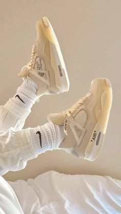 190$ + Free Shipping Jordan 4 Off White, Wallpaper Nike, Pretty Sneakers, Trendy Shoes Sneakers, Dr Shoes, Nike Shoes Girls, Nike Fashion Shoes, Preppy Shoes, Jordan Shoes Girls