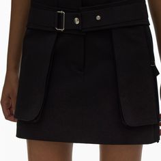 Questions? Leave A Comment Below! Black Skirt With Belt Detail For Work, Black Workwear Skirt With Belt Detail, Fitted Belted Cargo Skirt, Fitted Black Cargo Skirt With Belt Loops, Black Mini Cargo Skirt With Belt Loops, Black Mini Skirt With Belt Loops For Work, Black Workwear Skort With Belt Loops, Chic Fitted Black Cargo Skirt, Fitted Cargo Skirt With Belt Loops For Work