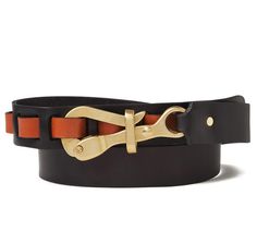 Buy the Pelican Hook Belt in Black & Tan Leather at SIR JACK'S. Find the latest belts and the finest in clothing, luxury accessories and style for men at SIR JACK'S. Best Tanning Lotion, English Bridle, Belt Hook, Men's Belts, Brass Hook, Designer Belts, Tanning Lotion, Espadrille Shoes, Made In America