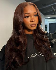 Blowout Hair, Hairstyle Inspo, Hair Done, Baddie Hairstyles, Hair Inspo Color, Color Inspo, Dark Brown Hair, Hair Color For Black Hair