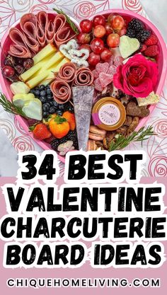 the best valentine's day charcuterie board ideas for adults and children to enjoy