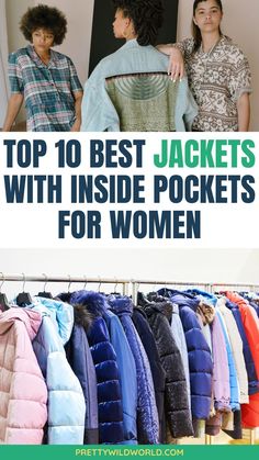 the top 10 best jackets with inside pockets for women in their wardrobes and coats