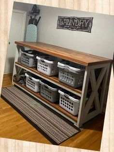 Laundry Room Ideas Basement, Cheap Laundry Room Makeover, Laundry Basket Shelves, Laundry Room Organization Diy, Laundry Stand, Room Ideas Basement, Laundry Basket Holder, Laundry Basket Organizer, Landry Room