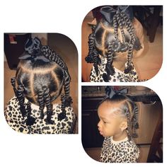 Black Toddler Girl Hairstyles, Easy Little Girl Hairstyles, Girly Hairstyles, Natural Kids