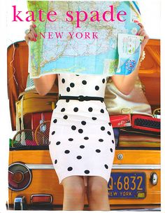 Road Trip Monday Inspiration, Live Colorfully, Polka Dot Dress, Dot Dress, The Words, Travel Style, A Car, Kate Spade New York, Style Me