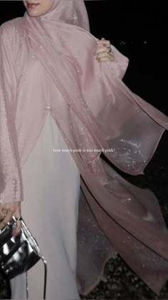 Hijab Fashion Pink, Pink Abaya Aesthetic, Abaya Girl Aesthetic, Hijabi Abaya Outfits, Tulle Abaya, Aesthetic Abayas, Pink Hijabi Outfits, Abaya For Wedding, Abayas Aesthetic