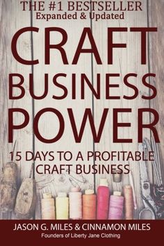 the book cover for craft business power