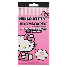 hello kitty room scapes in pink packaging