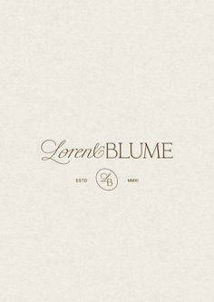 the logo for lorne and blume, which is also used as an appliance