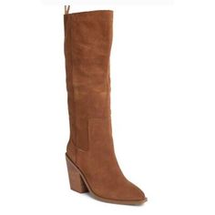 ad eBay - Steve Madden Seven Knee High Boot in Cognac NWOB 10 - Buy Now, click the link (eBay) Light Shelf, Date Outfits, Boot Shoes Women, Knee High Boots, Women's Boots, Cognac, Side Zipper, Steve Madden, Knee High