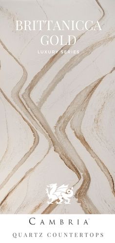 an advertisement for a luxury hotel in the desert with white and brown swirls on it