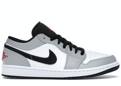 Check out the Jordan 1 Low Light Smoke Grey available on @StockX Jordan Retro 1 Low, Aj1 Low, Mens Grey Shoes, Jordan Low, Nike Air Jordan 1 Low, Jordan Retro 1, Air Jordan Sneakers, Nike Air Jordan 1, Air Jordan 1 Low