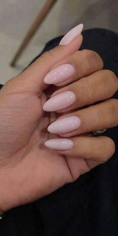 The cutest milky pink almond press on nails!! Click the link to purchase <3 Nails Simple Acrylic Almond, Natural Long Nails Ideas, Neutral Alomd Nails, Almond Nails Designs Pink And White, Pretty Winter Nails Classy Almond, Almond Classic Nails, Pink Milky Almond Nails, Light Color Almond Nails, Almond Nails Pale Pink