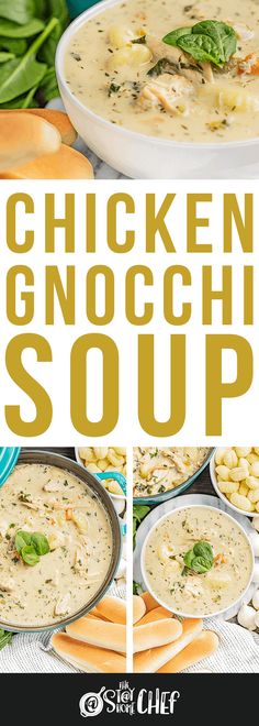 chicken gnocchini soup is an easy and delicious dinner