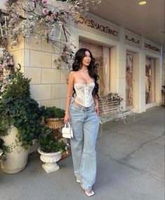 Corset Outfit, Fasion Outfits, Fashion Nova Outfits, Causual Outfits, Casual Chic Outfit, Fashion Mistakes, Girly Outfits, Lookbook Outfits, Looks Vintage