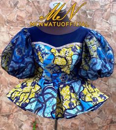 Lastest Style For Ankara, Skirt And Blouse Ankara Peplum Tops, Ankara Peplum Dress, Ankara Blouse Styles, Ankara Blouses, Ankara Peplum Tops, Ankara Blouse, African Blouses, African Print Tops