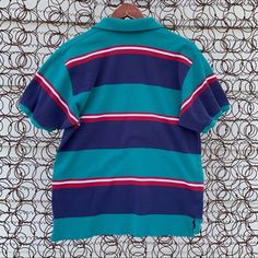 Vintage 1990s Eddie Bauer striped polo shirt. Size medium. Made in Hong Kong. Does have pilling you have to be up close to seeCelebrity styling of Alan Harper from Two and a Half men or Fresh Prince of Bel AirFlat measurements are approximate pit to pit 21 inches shoulder to hem 26 inchesB21-04 Two And A Half Men, Fresh Prince Of Bel Air, Half Man, Fresh Prince, Two And A Half, Striped Polo Shirt, Fit Ideas, Eddie Bauer