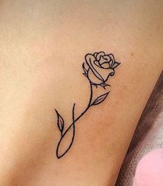 Women Tiny Tattoo, Best Rose Tattoo, Cute Small Tattoos For Women, Tiny Tattoo Ideas, Rose Tattoo Ideas, Small Tattoos For Women, Tiny Heart Tattoos, Rose Tattoos For Women