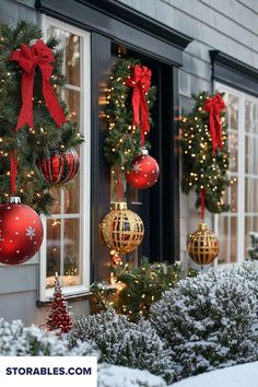 Discover the best methods to keep your Christmas decorations from flying away. Visit storables.com for detailed guidance. Have you faced issues with outdoor decor before? #OutsideChristmasDecorations #HolidayHacks #ChristmasDecorating #FestiveTips #DIYHolidayDecor Xmas Outside Decor, Outdoor Victorian Christmas Decorations, New Year Outdoor Decoration, Exterior Holiday Decorations, Christmas Decoration Ideas Outdoor, Xmas Outside Decorations, Beautiful Outdoor Christmas Decor, Xmas House Decorations Outside, New Year House Decorations