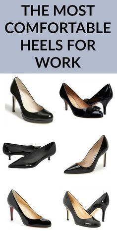 Comfortable Heels For Work, Comfortable Work Heels, Wear Heels Comfortably, Heels Work Outfit, Heels For Work, Most Comfortable Heels, Business Heels, Comfortable Pumps, Work Pumps