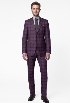 The Jedburgh collection is filled with stylish seasonal suits designed with thoughtful construction and pure wool that's gentle to the touch. Be prepared to stand out and feel great while doing so. Custom Blazers, Custom Blazer, Gray Suits, Suits Black, Blue Suits, Striped Suit, Burgundy Blazer, Burgundy Fabric, Burgundy Suit