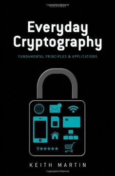 a book cover with a lock on it and the title'everyday crypt'in blue