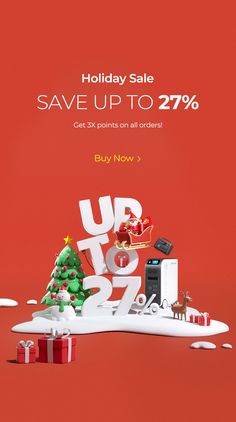 the holiday sale is up to 27 % off