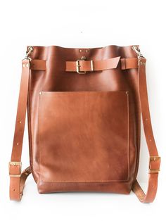 Custom Brown Leather Backpack for women, Handcrafted from Smooth Full Grain Leather to last a lifetime. Ideal for carrying a laptop, work or travel. Convertible Leather Laptop Bag With Removable Pouch For Travel, Leather Laptop Backpack With Leather Handles, Leather Laptop Bag Backpack With Leather Handles, Everyday Shoulder Bag With Leather Lining Backpack Style, Everyday Shoulder Bag Backpack With Leather Lining, Everyday Leather-lined Backpack Shoulder Bag, Leather Lining Shoulder Bag For Travel, Everyday Shoulder Bag With Leather Lining And Backpack Shape, Leather Lined Travel Shoulder Backpack