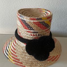 Authentic Unworn Wayyu Hat, Tall, Perfect For Spring And Summer - Deep Discount On Unique And Trendy Wayyu Statement Hat! Real Outfits, Statement Hat, Denim Bows, Tall Hat, Boots Shoe, Vintage Hollywood Glamour, Hats Fashion, Ponytail Hat, Unique Hats