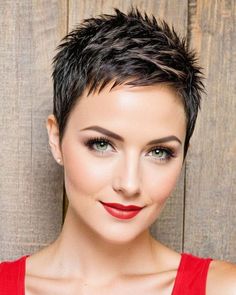 Chemo Tips, Spikey Short Hair, Very Short Pixie Cuts, Super Short Pixie, Short Hair Back, Shaved Hair Cuts, Stylish Short Hair, Stylish Short Haircuts