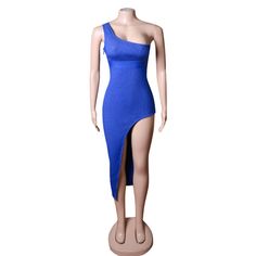 The Bandage Dress is suitable for party. cocktail. clubbing. date night. wedding. night out. evening. birthday. dinner. celebrity and so on as you like. This Dress is sure to turn heads at any occasion!Our Style No.PZC163590%Polyester. 10%SpandexMade in ChinaVery StretchyGentle Dry Clean Only About Wholesale/Dropshipping. please contact us!Note: Colour may vary due to lighting on images. The product images (without model) are closest to the true colour of the product. Date Night Dinner, High Split Dress, Blue Party Dress, Bandage Midi Dress, Split Dress, Royal Blue Dresses, Stretchy Dress, Ribbed Dresses, Trendy Clothes For Women